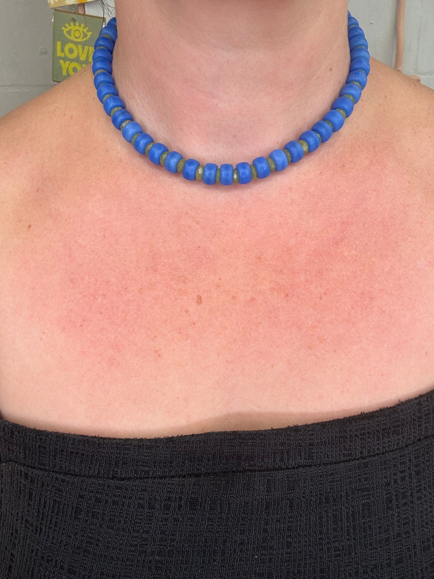 surf & turf choker necklace